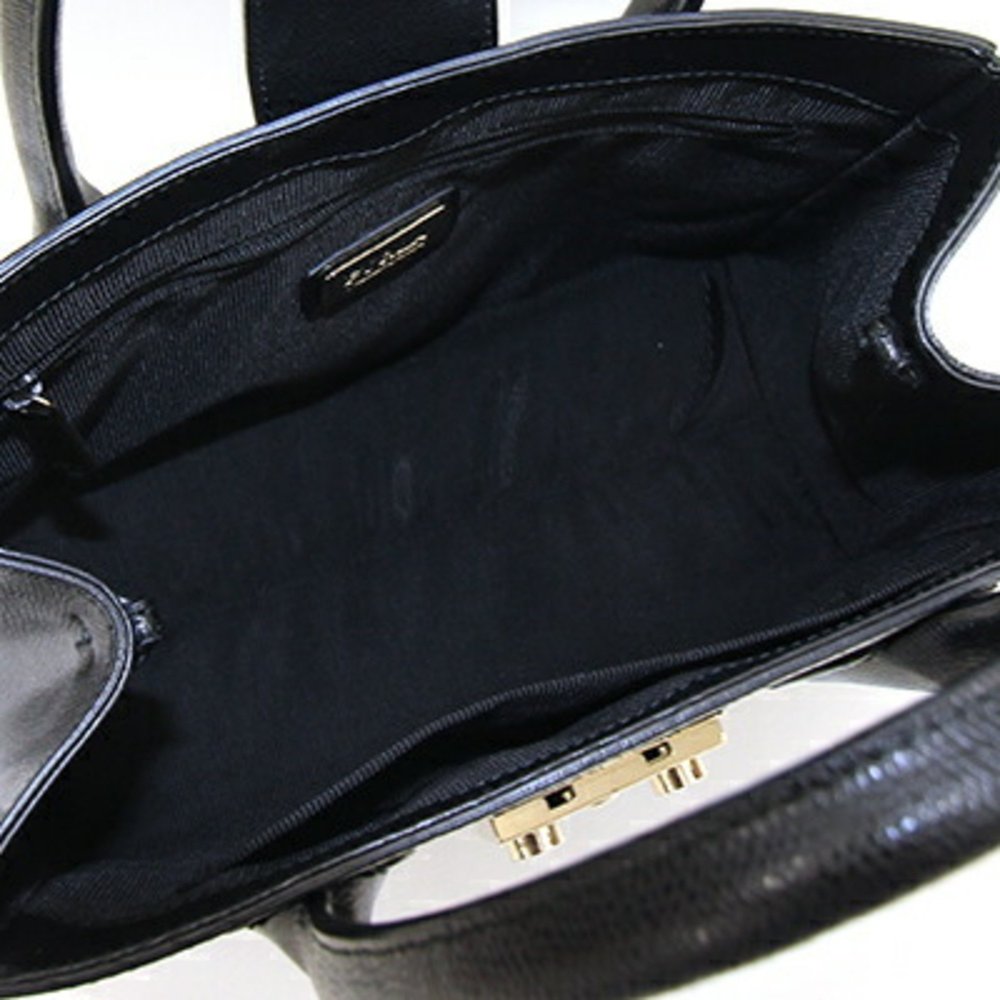 Furla Handbag Metropolis G6867 Black Leather Women's FURLA - Picture 3 of 6